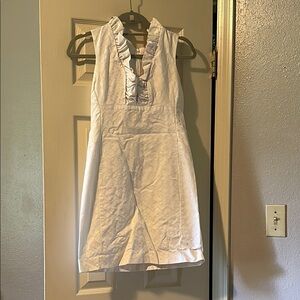Lilly Pulitzer White Ruffle Dress